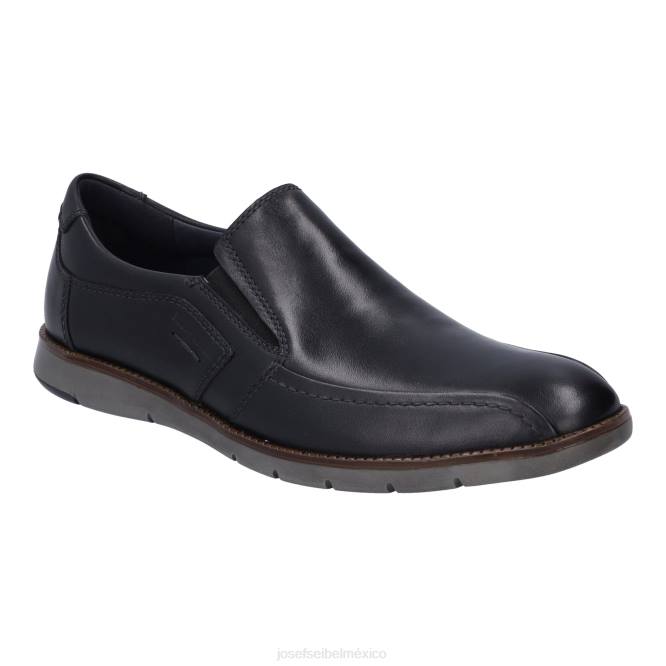 38 deslizar el pie dentro de los zapatos hombres Josef Seibel VLLJ295 negro