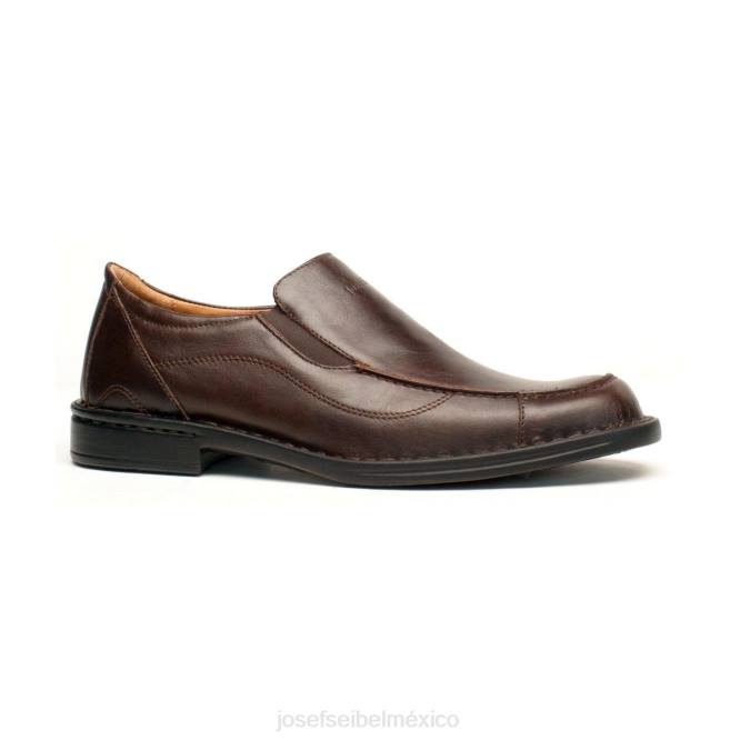 douglas 06 deslizar el pie dentro de los zapatos hombres Josef Seibel VLLJ325 Café exprés