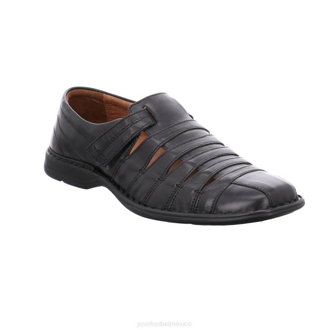 steven deslizar el pie dentro de los zapatos hombres Josef Seibel VLLJ311 negro