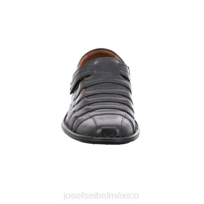 steven deslizar el pie dentro de los zapatos hombres Josef Seibel VLLJ311 negro
