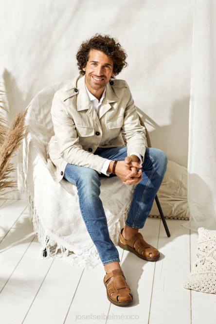 inconformista 01 sandalias hombres Josef Seibel VLLJ340 castaña