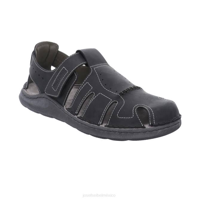 inconformista 01 sandalias hombres Josef Seibel VLLJ341 negro