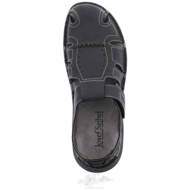 inconformista 01 sandalias hombres Josef Seibel VLLJ341 negro