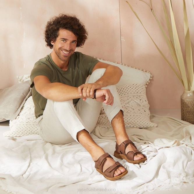 raúl 19 sandalias hombres Josef Seibel VLLJ364 castaña