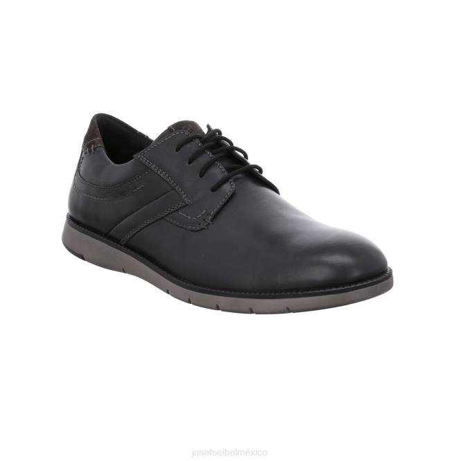 25 años zapatos con cordones hombres Josef Seibel VLLJ345 negro
