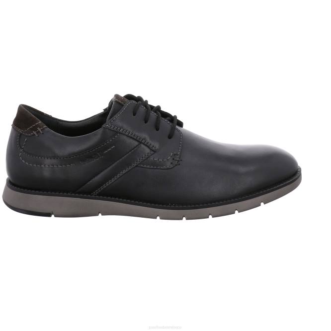 25 años zapatos con cordones hombres Josef Seibel VLLJ345 negro