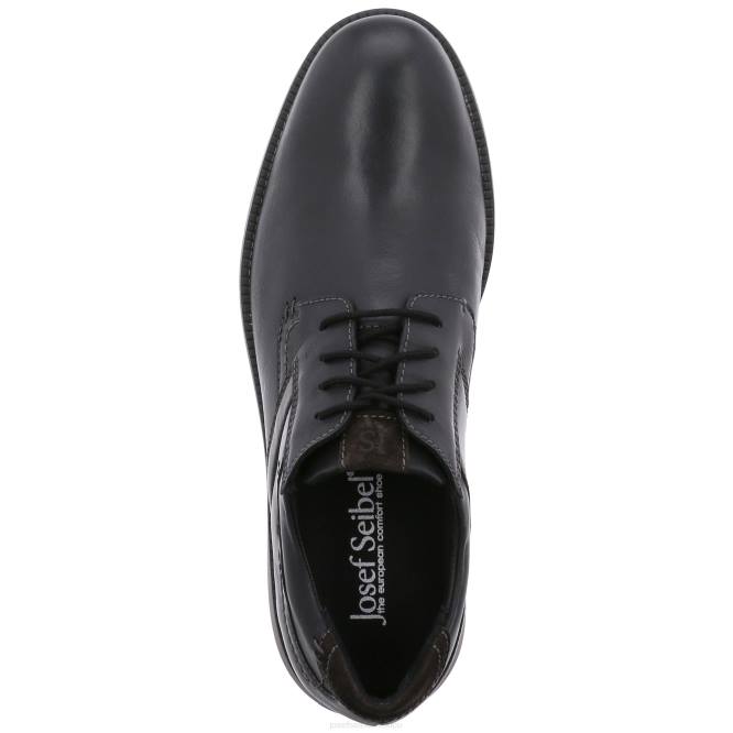 25 años zapatos con cordones hombres Josef Seibel VLLJ345 negro