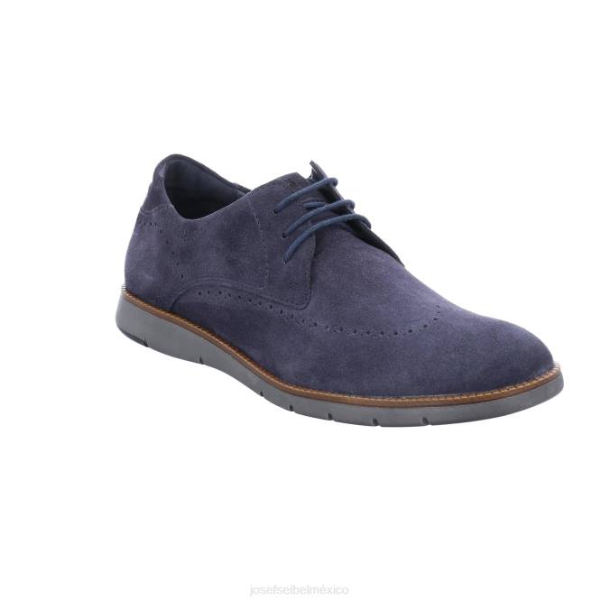 33 zapatos con cordones hombres Josef Seibel VLLJ337 ante grafito