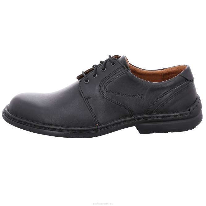 walt zapatos con cordones hombres Josef Seibel VLLJ290 negro