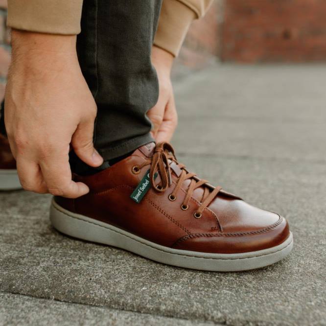 David 03 zapatos de gimnasia hombres Josef Seibel VLLJ296 coñac