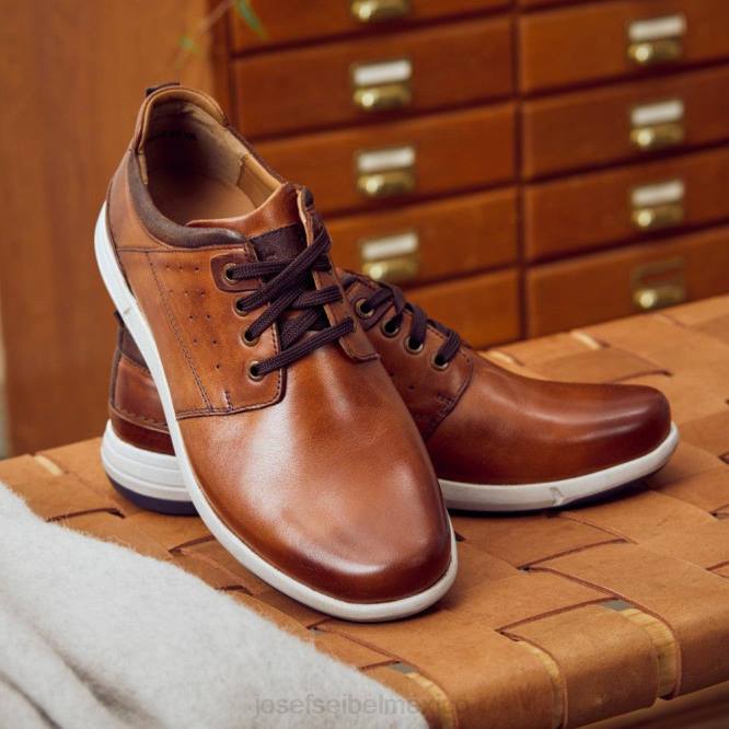 Enrique 13 zapatos de gimnasia hombres Josef Seibel VLLJ303 coñac