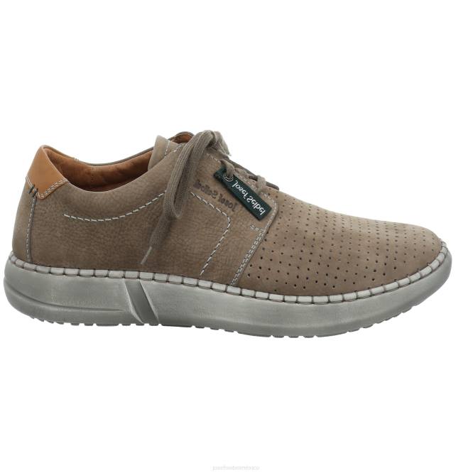 Luis 06 zapatos de gimnasia hombres Josef Seibel VLLJ308 gris pardo