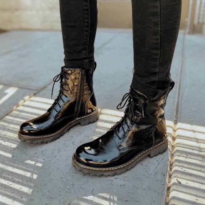 marta 02 botas mujer Josef Seibel VLLJ235 charol negro