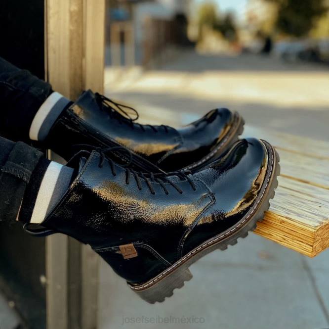 marta 02 botas mujer Josef Seibel VLLJ235 charol negro