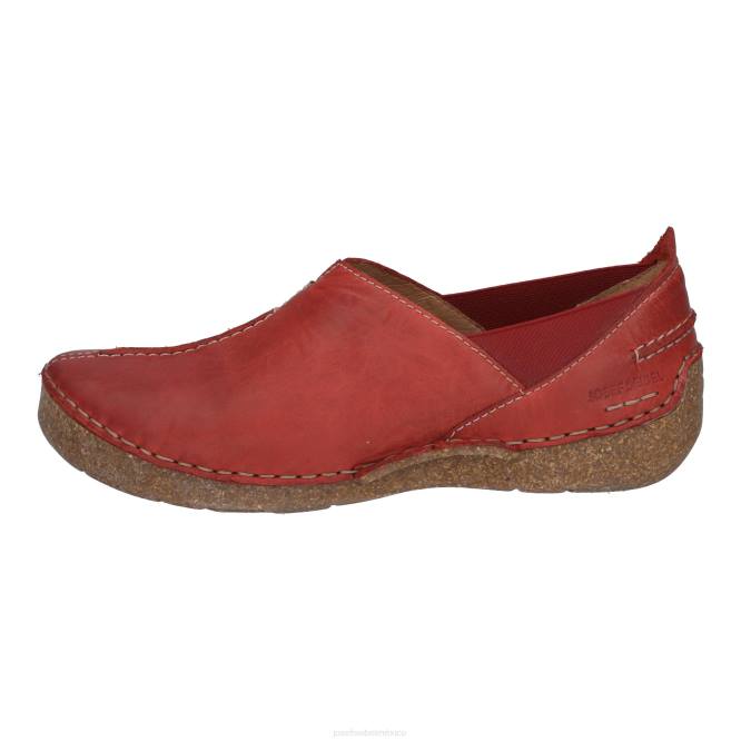 fergey 69 deslizar el pie dentro de los zapatos mujer Josef Seibel VLLJ195 rojo