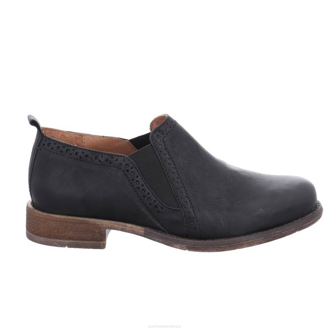 siena 91 deslizar el pie dentro de los zapatos mujer Josef Seibel VLLJ175 negro