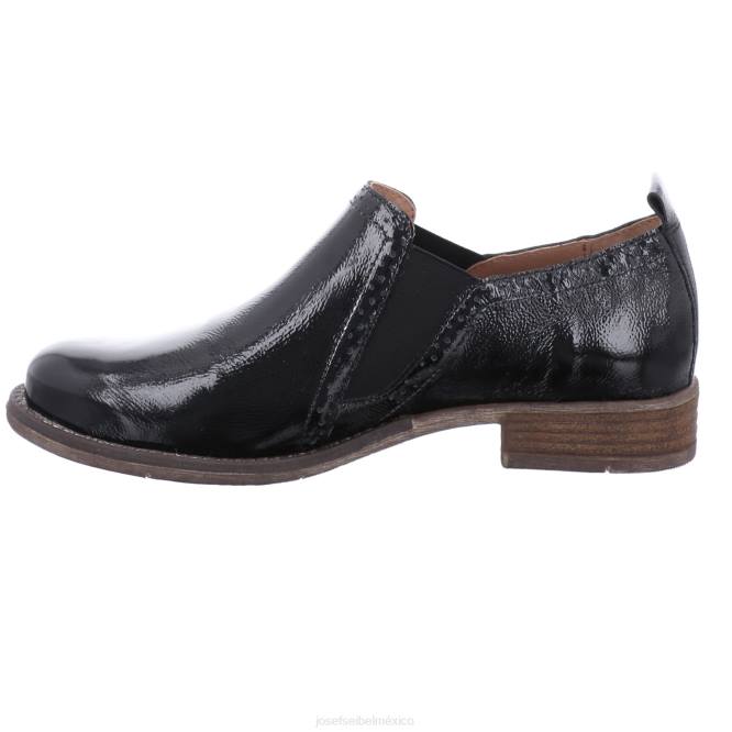 siena 91 deslizar el pie dentro de los zapatos mujer Josef Seibel VLLJ178 charol negro