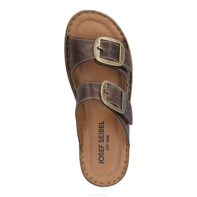 cataluña 76 sandalias mujer Josef Seibel VLLJ91 brandy