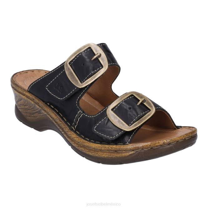 cataluña 76 sandalias mujer Josef Seibel VLLJ93 negro