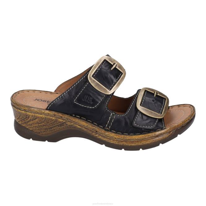 cataluña 76 sandalias mujer Josef Seibel VLLJ93 negro