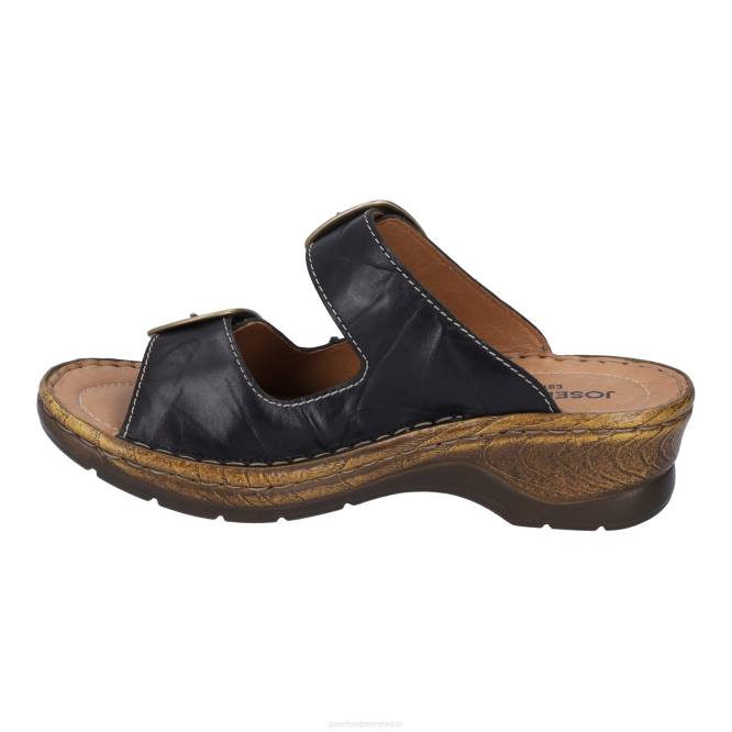 cataluña 76 sandalias mujer Josef Seibel VLLJ93 negro