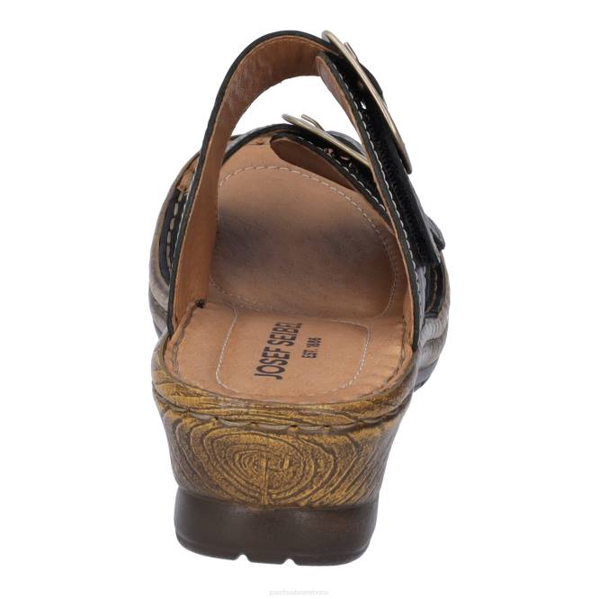 cataluña 76 sandalias mujer Josef Seibel VLLJ93 negro