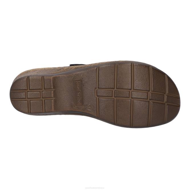 cataluña 76 sandalias mujer Josef Seibel VLLJ93 negro