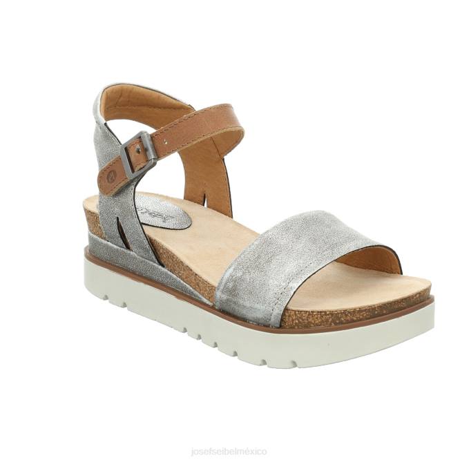 limpio 01 sandalias mujer Josef Seibel VLLJ116 platino