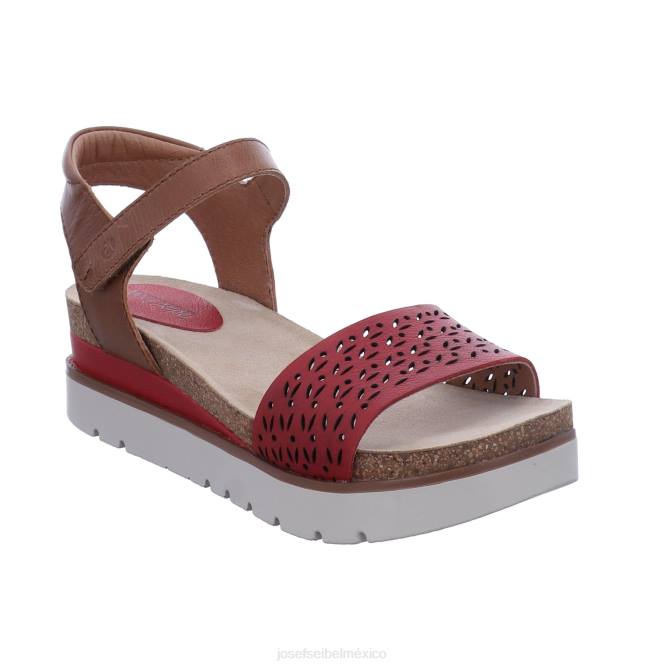 limpio 09 sandalias mujer Josef Seibel VLLJ131 rojo