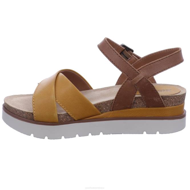 limpio 10 sandalias mujer Josef Seibel VLLJ124 amarillo