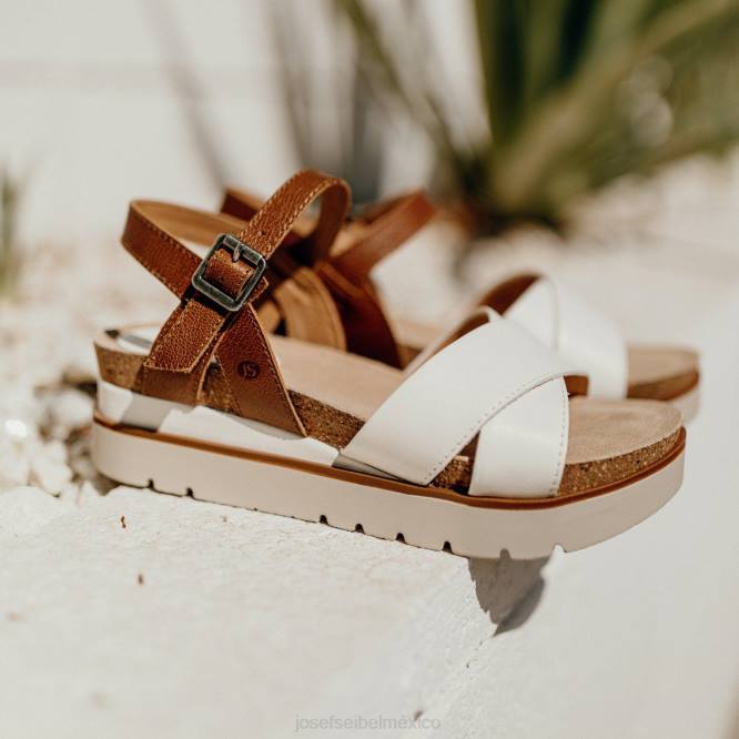 limpio 10 sandalias mujer Josef Seibel VLLJ125 blanco
