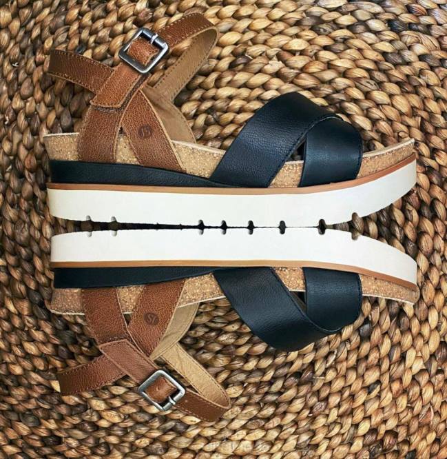 limpio 10 sandalias mujer Josef Seibel VLLJ126 negro