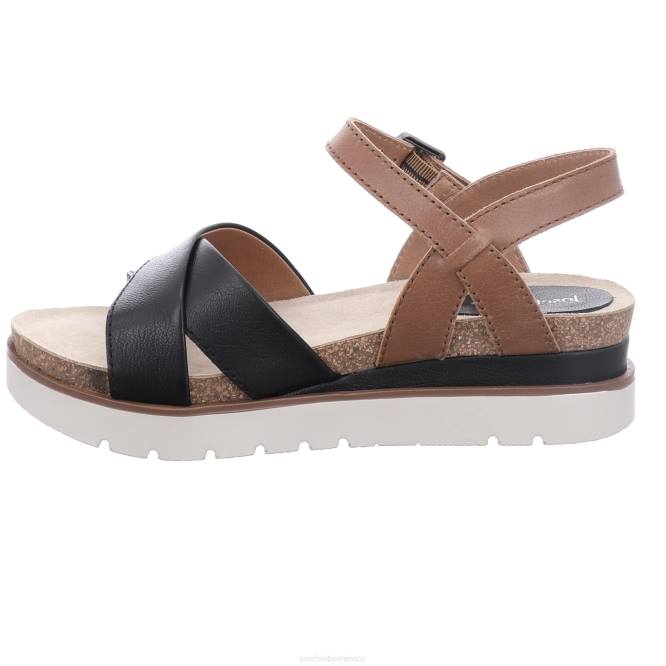limpio 10 sandalias mujer Josef Seibel VLLJ126 negro
