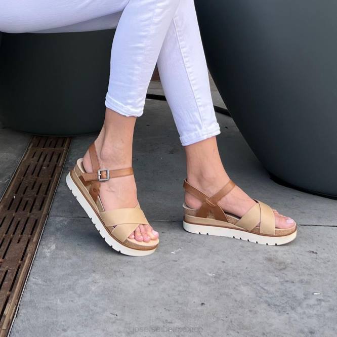 limpio 10 sandalias mujer Josef Seibel VLLJ128 crema