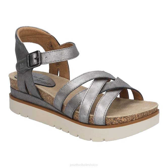 limpio 14 sandalias mujer Josef Seibel VLLJ95 platino