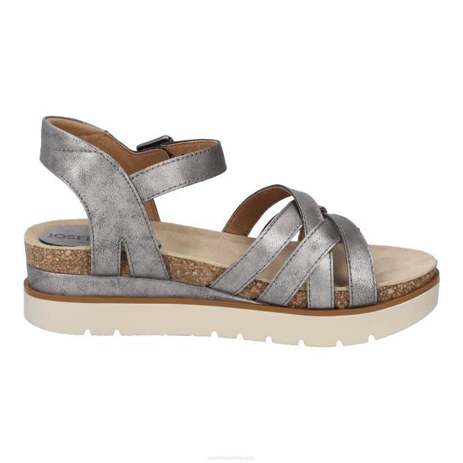 limpio 14 sandalias mujer Josef Seibel VLLJ95 platino