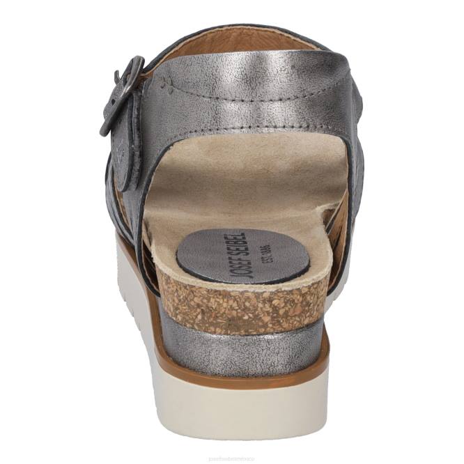 limpio 14 sandalias mujer Josef Seibel VLLJ95 platino
