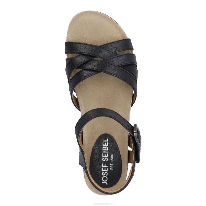 limpio 14 sandalias mujer Josef Seibel VLLJ97 negro