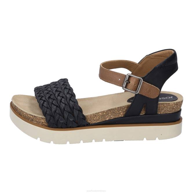 limpio 16 sandalias mujer Josef Seibel VLLJ62 negro