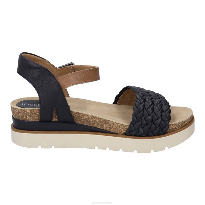 limpio 16 sandalias mujer Josef Seibel VLLJ62 negro
