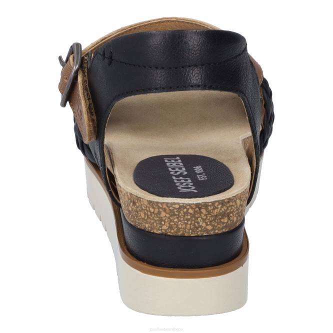 limpio 16 sandalias mujer Josef Seibel VLLJ62 negro