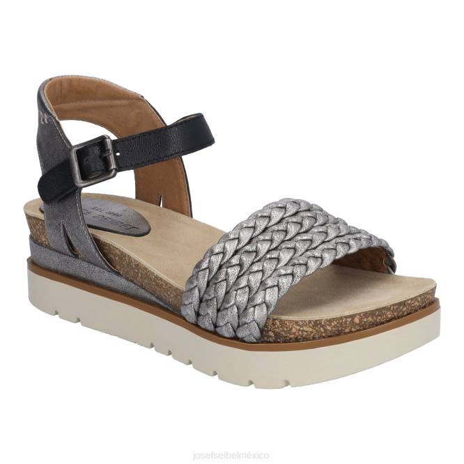 limpio 16 sandalias mujer Josef Seibel VLLJ65 platino