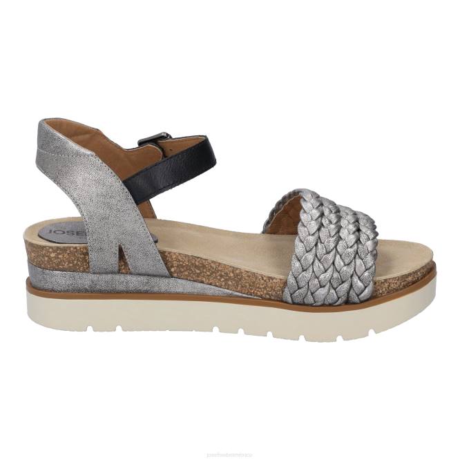 limpio 16 sandalias mujer Josef Seibel VLLJ65 platino