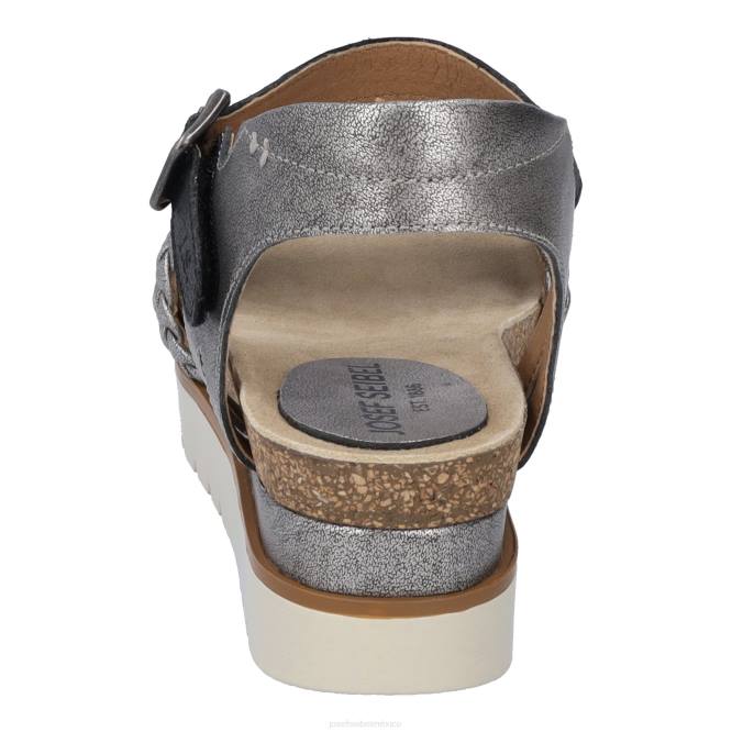 limpio 16 sandalias mujer Josef Seibel VLLJ65 platino