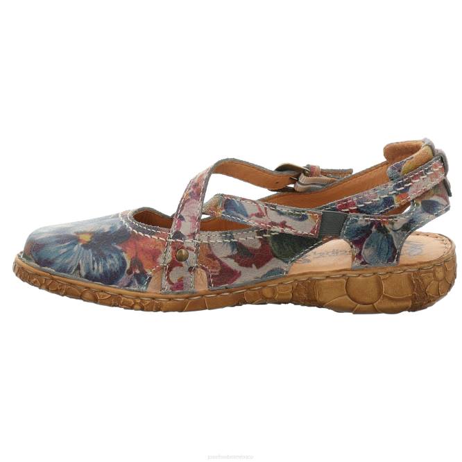 rosalía 13 sandalias mujer Josef Seibel VLLJ138 impresión de grafito