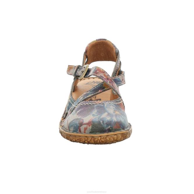 rosalía 13 sandalias mujer Josef Seibel VLLJ138 impresión de grafito