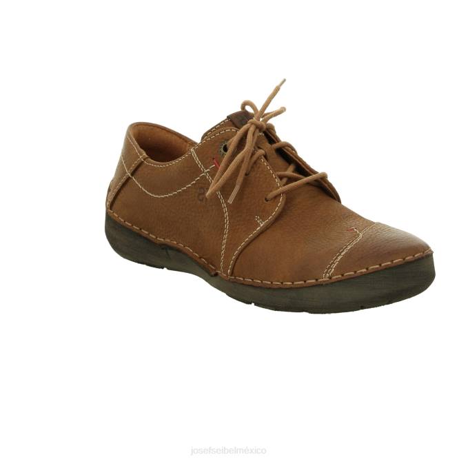 fergey 20 zapatos con cordones mujer Josef Seibel VLLJ20 castaña
