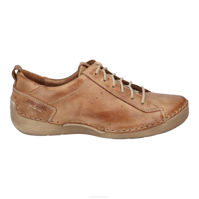 fergey 56 zapatos con cordones mujer Josef Seibel VLLJ28 coñac