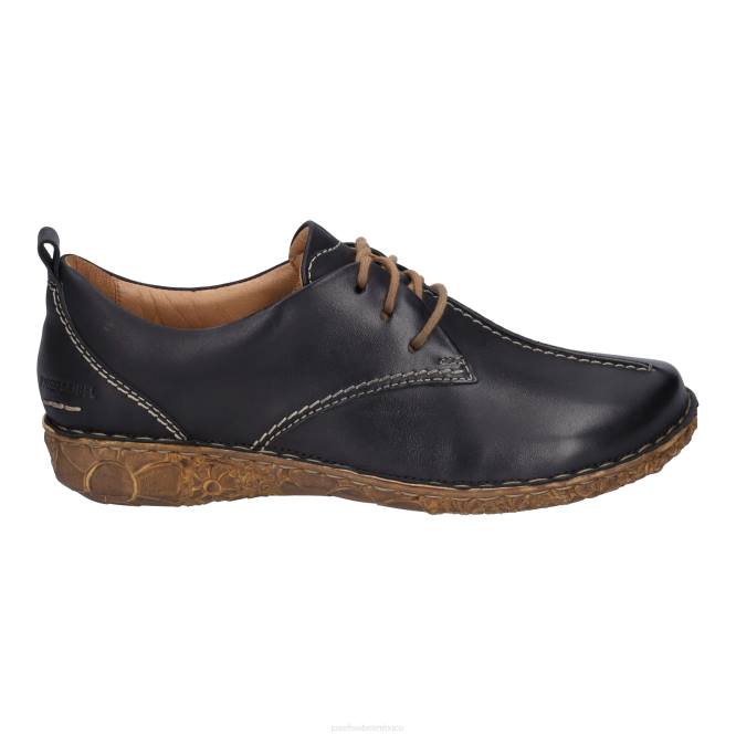 rosalía 50 zapatos con cordones mujer Josef Seibel VLLJ168 negro