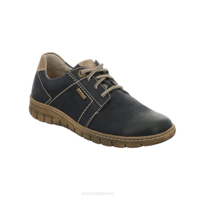 steffi 59 zapatos con cordones mujer Josef Seibel VLLJ30 bordo